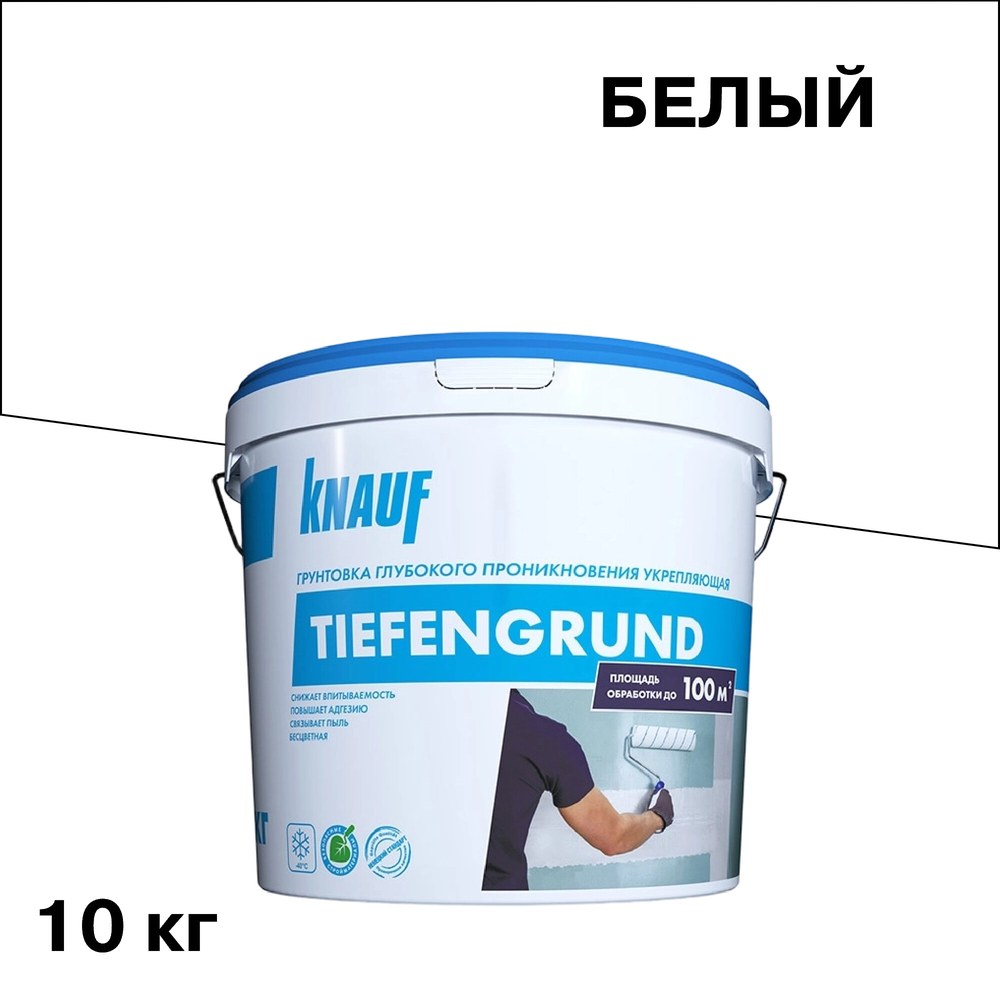 Грунт Knauf Тифен Грунд укрепляющий 10 кг — штукатурка и грунтовка FORMER HOME
